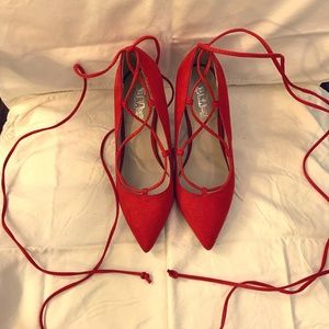 Brash Red Heels